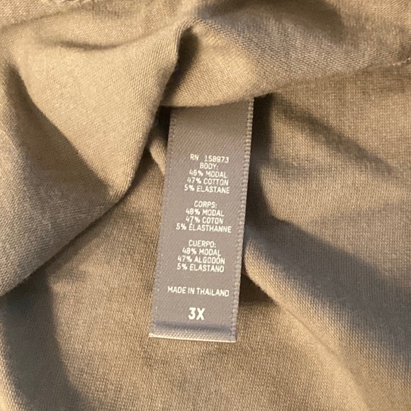 NWT SKIMS *khaki* crop tank size 3 XL - Picture 6 of 10